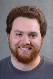 UC Davis senior Ziv Lieberman co-authored the work on the ant genus Discothyrea. (Photo by Kathy Keatley Garvey)