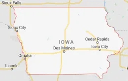 Map of Iowa