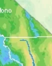 Snippet from USDA Hardiness Zone Map