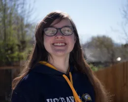 A well lit backlit face