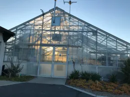 the front of the greenhouse at South Coast REC