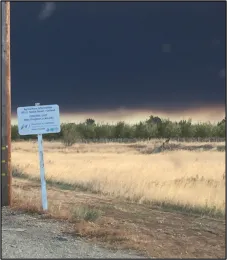 Smoke fills the air in the Sacramento Valley during the Camp Fire- 2018.