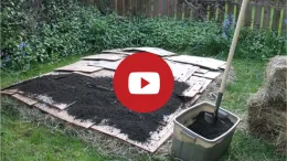 Sheet composting is an effective way to turn a lawn or weedy patch into a plantable plot.