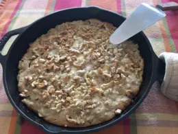 Recipes AppleWalnutSkilletBrownie01