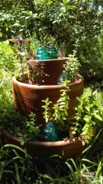 Three-tiered herb garden