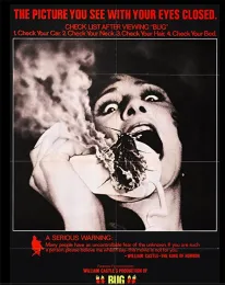 This image of a Hammock-reared roach and a UC Riverside zoo building appear on a poster on the IMDB website. (Screen shot)