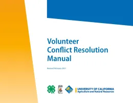 Volunteer Conflict Resolution Manual snip