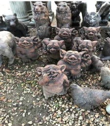 Mischievous garden gnomes