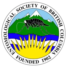 Guess the insect? The logo of the Entomological Society of British Columbia features a Boreus elegans, a snow Scorpionfly which lives on the snow of coastal mountains by the Pacific Ocean.