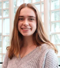 Jessica Hevener tied for a third-place award in the SEM category. (UC Davis Shields Library image)