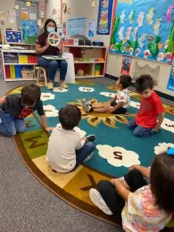 CalFresh Healthy Living, UCCE nutrition educator teaching youth nutrition lessons.