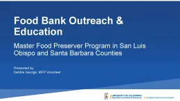 MFP Food Bank - title pg