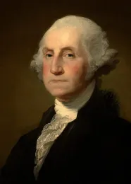 George Washington portrait by Gilbert Stuart Williamstown (Courtesy of Wikipedia)