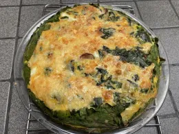 Chard Crust Quiche