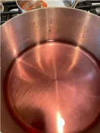 Rose colored, lavender infused wine