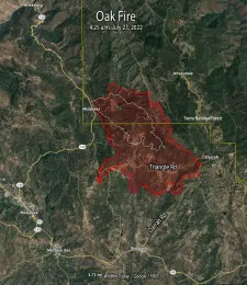 Oak-Fire-map-425-a.m.-July-23-2022
