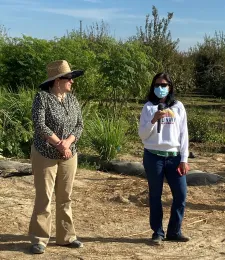 Photo of Ruth and Aparna at FREP Conference