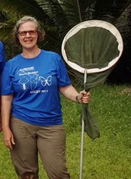 Professor Fran Keller directs collecting trips in Belize.