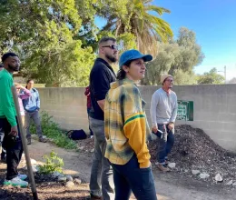 Claremont Friends Meeting compost site