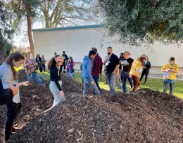 Temple Beth Israel compost site