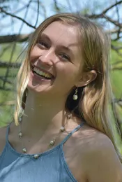 Grace Horne, doctoral student and co-chair of department's entomological activities