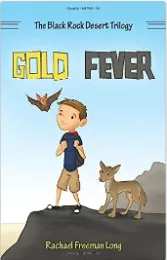 Cartoon of a brown-haired boy hiking with a bat and coyote.