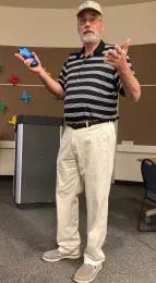 UC Master Gardener Tim Sullivan speaks July 8 at the Woodward Park Library in Fresno.