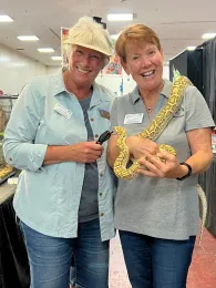 Pam and Alyce at the 2023 County Fair