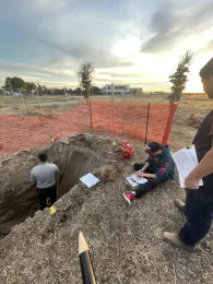 SP Dr. Elizabeth students at 3 Sister garden