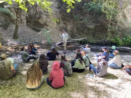 Water quality and fisheries along the creek