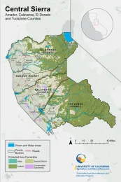 Amador, Calaveras, El Dorado, and Tuolumne counties