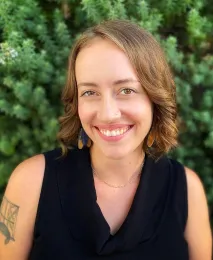 Doctoral student Marielle Hansel Friedman loves moths.