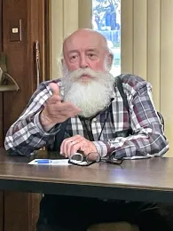 Tom Willey speaks on a panel at EcoFarm