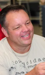 CDFA senior insect biosystematist Martin Hauser at a Bohart Museum of Entomology event. (Photo by Kathy Keatley Garvey)
