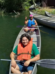 On the Wild Side Adult Volunteers Canoeing