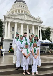 Sheldon 4-H youth members at State Capitol