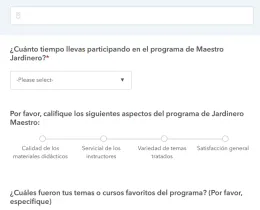 Master Gardener Spanish