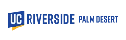 UC Riverside Palm Desert Center logo