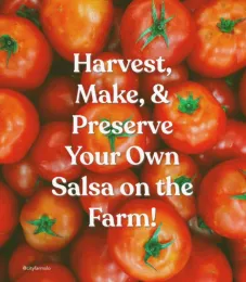 SLO City Farm Salsa Flyer