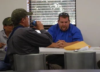 Monte Bottoms at a recent workgroup planning meeting in Five Points.