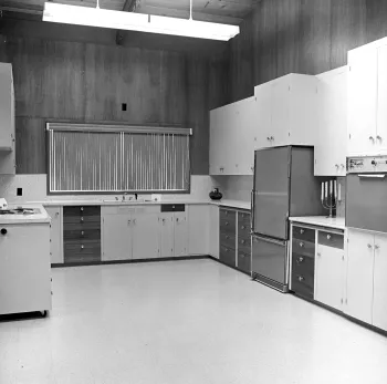 kitchen towards window