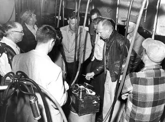 Milking machine school, 1959