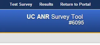Test Survey Results Portal Link