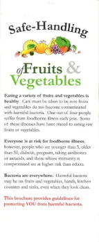 Safe Handling of Fruits and Vegetables