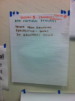 Several People Commented that the Compass Needs to Hear More From Ranchers and Farmers