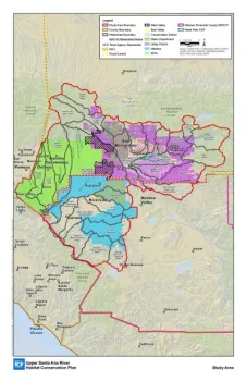Upper Santa Ana River HCP boundary
