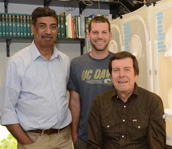 Researchers (from left) Mysore