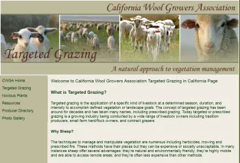 CWGA Targeted Grazing Info