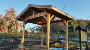 New Outdoor Classroom at Demonstration Garden