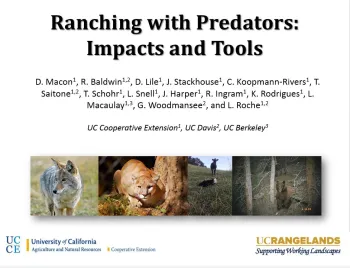 Ranching with Predators - Cover